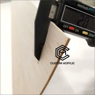 50CM Balsa Sheet 2 mm Light Wood Model Easy to Shape