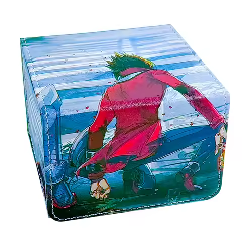 Yugioh Jaden Yuki Deck Box Yu-Gi-Oh! TCG OCG PTCG Trading Cards Pu Leather Storage Box 100+