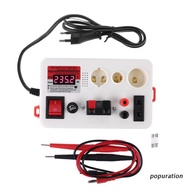 POP LED Lamp Bulb Light Voltage Power Quick Fast Tester for E27 B22 E14 Lamp Bulb Light Test Box wit