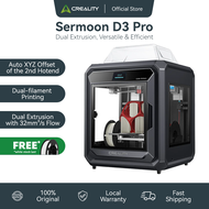 Creality Sermoon D3 Pro 3D Printer with Dual-filament Printing , Auto XYZ offset of the 2nd Hotend , Diverse Filaments for Broad Applications