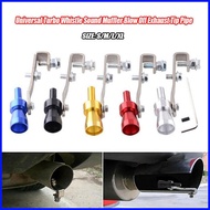 Aluminum Turbo Whistle Muffler Universal Aluminum Turbo Sound Turbo Exhaust Whistle Fake Simulator W