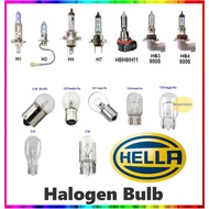 GENUINE HELLA Headlight Halogen Bulb H1 H3 H4 H7 H8 H11/HB3(9005) HB4(9006) T10 T15 T20 G18 S25