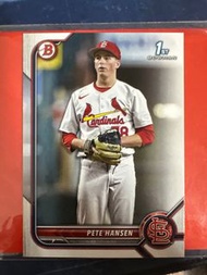 MLB 2022 Topps 1st Bowman Baseball Card - St. Louis Cardinals 聖路易紅雀隊 投手Pete Hansen 棒球卡 球員卡