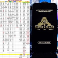 Samsung F41 kingkong electrostatic tempered glass (Combo box of 10)