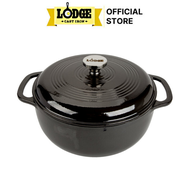 [Trả góp 0%] Lodge - Nồi gang phủ men Midnight Chrome - 5.6L
