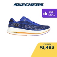 Skechers สเก็ตเชอร์ส รองเท้าผู้หญิง Women Shoes - 172075-BLMT Breathable, Arch Fit, Carbon Infused, Goodyear Rubber, Hyper Burst Pro, Machine Washable, Hyper Arc