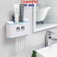 HIGH QUALITY ECOCO Toothpaste Dispenser - ECOCO Premium Toothpaste Dispenser (also toothbrush holder