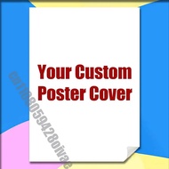 (NL)Customize Commission DIY Custom Poster Sticker Playbill Case Wall Murals Cover Photo Logo TEXT T