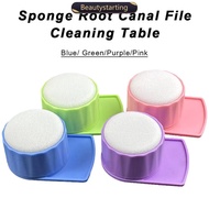 BEAUTYSTARTING Dental Endo Stand Root Canal Cleaning Root Canal File Holder Round Foam Sponge Autocl