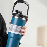 Thermos Large drinking bottle aesthetic drinking bottle bag size 900ml School Travel Tumbler