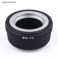 [lightoverflow] M42-FX M42 Lens to for Fujifilm X Mount Fuji X-Pro1 X-M1 X-E1 X-E2 Adapter [SG]