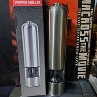 不鏽鋼電動研磨器 胡椒研磨器 研磨罐 電動研磨機 研磨瓶 電動磨粉機 磨粉器Pepper muller