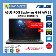 Asus ROG Zephyrus G14 AW SE GA401Q-ECK2081TS NoteBook (EclipseGray) AMD Ryzen 9 5900HS / Win10 Home / 16GB RAM / 1TB SSD