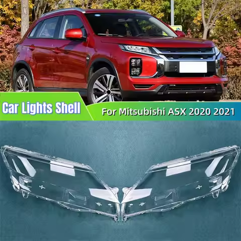 Headlight Cover ASX For Mitsubishi ASX 2020 2021 Vehicle Accessories Lampshade Caps Headlamp Lamp Co