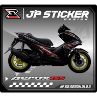 YAMAHA AEROX 155 OLD STRIPING STICKER - YAMAHA AEROX 155 OLD HOLOGRAM VARIATION LIST (JP.S2) 011