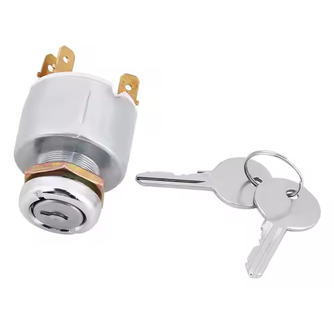 12V Universal Car Auto 3 Position ON OFF Start Ignition Switch Controls W/ 2 Keys SPB501