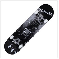 ONE - 兒童成人雙翹四輪滑板車（黑豹 80*20cm PU輪）