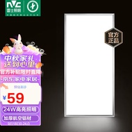 雷士（NVC）厨房灯 led集成吊顶灯铝扣板灯300x600卫生间吸顶吊顶灯平板灯24W