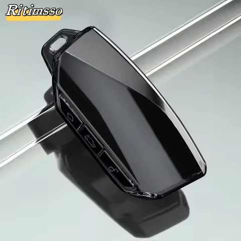Transparent Soft TPU Car Smart Key Cover Case For BMW X1 iX XM X5 X6 X7 i7 2023 2024 Accessories