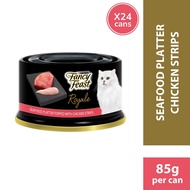 PURINA Fancy Feast Royale Seafood Platter with Chicken Strips Wet Cat Food (24 x 85g)