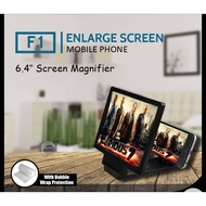 Mobile Phone 3D Enlarge Screen HD Screen Magnifier Amplifier Stand Phone Stand- Cermin Pembesar Skrin Smartphone 手机放大镜