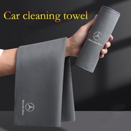Double-sided Coral Fleece Car Wash Dry Cloth Car Cleaning Microfiber Towel Suitable for Mercedes-Ben