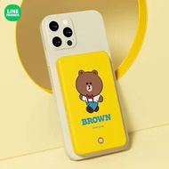 預訂~ Line Friends 布朗熊 / 可妮兔 / 莎莉 (3款) - 無線磁吸充電器 5000mAh 快速充電 / 無線充電寶 / 無線充電器 夠晒輕便！Brown / Cony / Sall