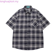 NEO CROP BOXY MOODDAY PROJECT FLANNEL WORKSHIRT