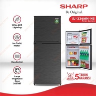 [SF] Kulkas Sharp 2 Pintu Tanpa Bunga Es Refrigerator 205 Liter