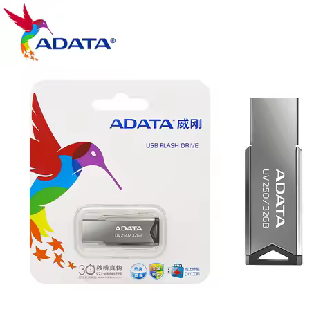 ADATA UV250 USB Flash Drive 64GB 32GB 16GB CLASSIC Pen Drive USB 2.0 Metal Pendrive USB External Fla