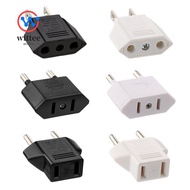 WITTEE 1PC EU Plug Adapter Travel Socket Charger Socket EU To US US To EU