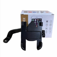 HP Hm-c2 Motorcycle Rear View Handlebar Phone Holder, Full Metal Iron Body Holder, Motorcycle Cell P