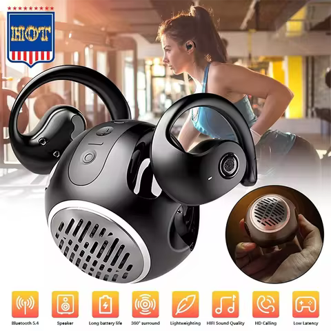 2-in-1 Open Bluetooth Earphones JM13 OWS Wireless Headphones HD Call JM13PRO Subwoofer Speaker Bluet