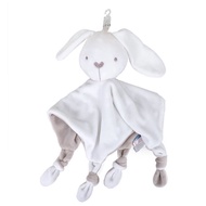 Rabbit Doll Baby Plush Toy Baby Rattle with blanket and toy Quality Baby Soft Toy Rabbit Toy mainan arnab