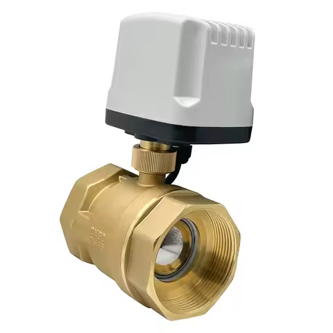 1/2'' 3/4'' 1'' 1-1/4'' 2 Inch IP65 Waterproof Motorized Ball Valve 2 Way Brass Electric Ball Valve