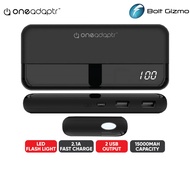 ONEADAPTER EVRI 15000mah | Powerbank Pro 15 | power bank Quick Charge Fast Charging PB-PRO-C15