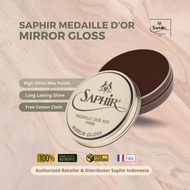 Saphir Mirror Gloss | Medium Brown 75gr | Medaille D-ShapedOr | Leather Shoe Polish with Glass Effec