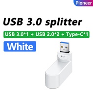 Vention Rotatable 3.0 HUB USB 3.0 splitter One USB 3.0 + Two USB 2.0 + One Type-C 5Gbps high-speed c