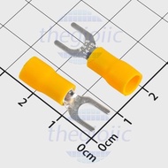 [20 Pieces]- SV3.5-5 Y-shaped Cos Head With Wire Cover 2,63-4.6mm2 M5 Screws Yellow