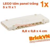[1 Piece] LEGO Technic White Panel 5 x 11 x 1 Size 8,8 x 0.8 x 4 cm ID 6004135 64782