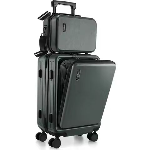20 Inch Carry On Luggage 22x14x9 Airline Approved, Hard Shell Suitcase with Wheels, Expandable, TSA 