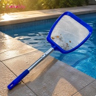 [Lohobby] Swimming Pool Debris Rake Lightweight Pool Debris Skimmer Quick Connect Fine Mesh Skimmer 