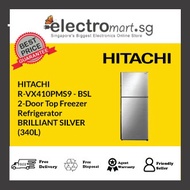 Hitachi R-VX410PMS9-BSL Top Freezer Refrigerator (340L) -Brilliant Silver