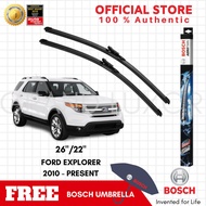 Bosch Aerotwin Wiper Blade Set For Ford Explorer 2010 - Present (A212S) 26 / 22