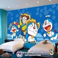 Wallpaper Doraemon 3D - Cetak Wallpaper Custom 3D - Wallpaper 3D Murah