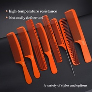 High Temperature Resistant Orange Hair Comb Set Multi-Size Apple Comb Long Hair Comb Steel Needle Ti
