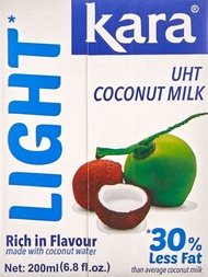 Kara UHT Coconut Milk Light 200ml