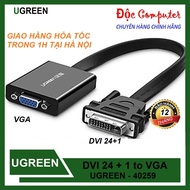 High quality DVI 24+1 to VGA cable Ugreen 40259 - Genuine product