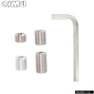 SIMULR Pool Cue Weights, Multi Specification Set Aluminum Pool Stick Weights, Counterweight Screw Di