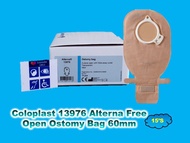 Coloplast 13976 Alterna Free Open Ostomy Bag 60mm 15s (Transparent 2 Piece Box Of 15s)